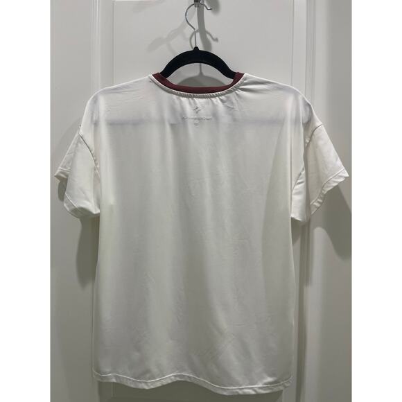 Tuckernuck Athletic White Crew Neck T-Shirt Sz XS - Picture 4 of 4